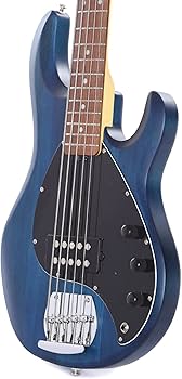 Amazon | Sterling By Musicman SUB STINGRAY RAY5 TRANS BLUE SATIN 5